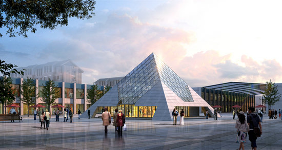 娄底金字塔网架